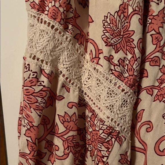 Sincerely Jules -Pink and Cream Long Sleeve Dress - Picture 4 of 6